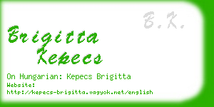 brigitta kepecs business card